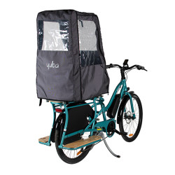 Qiewie Cargo bike housse Superior - convient au Babboe City | Noir