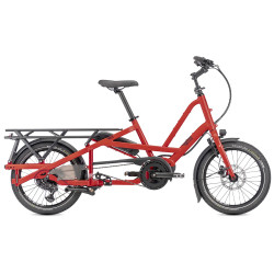 Vélo cargo électrique Tern Quick Haul Long D9 rouge