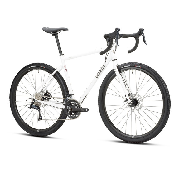 Vélo gravel Genesis Croix de Fer 10 blanc