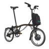 Vélo pliant Brompton Electric C Line Explore Black Lacquer (guidon M)