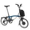 Vélo pliant Brompton Electric C Line Explore Ocean Blue (guidon M)