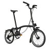 Vélo pliant Brompton P Line Urban Midnight Black (guidon H)