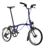 Vélo pliant Brompton P Line Urban Midnight Black (guidon H)