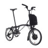 Vélo pliant Brompton Electric P Line Urban Midnight Black (guidon M)