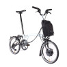 Vélo pliant Brompton Electric P Line Urban Lunar Ice (guidon M)